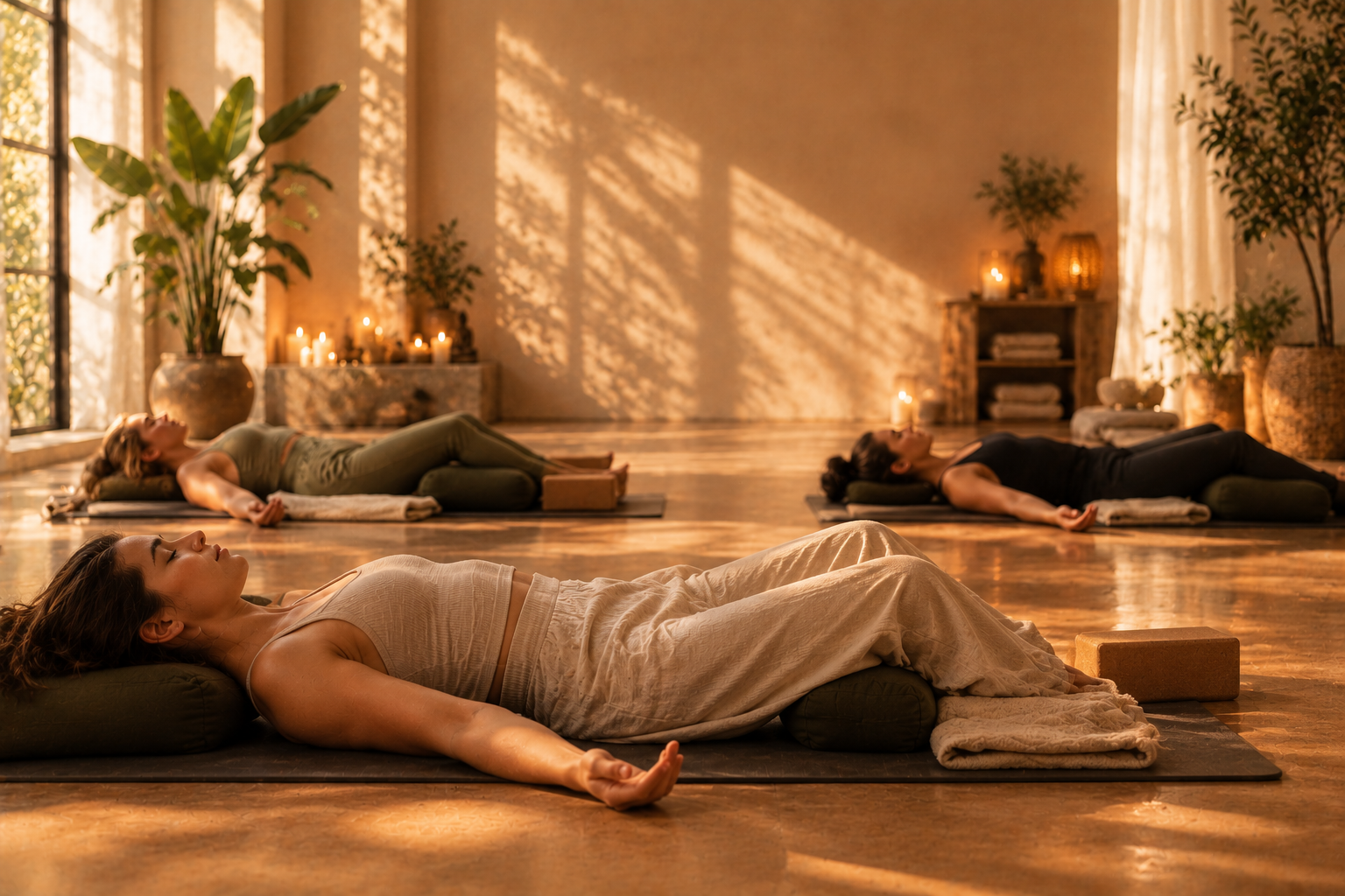 Foto van een Reformer Pilates les